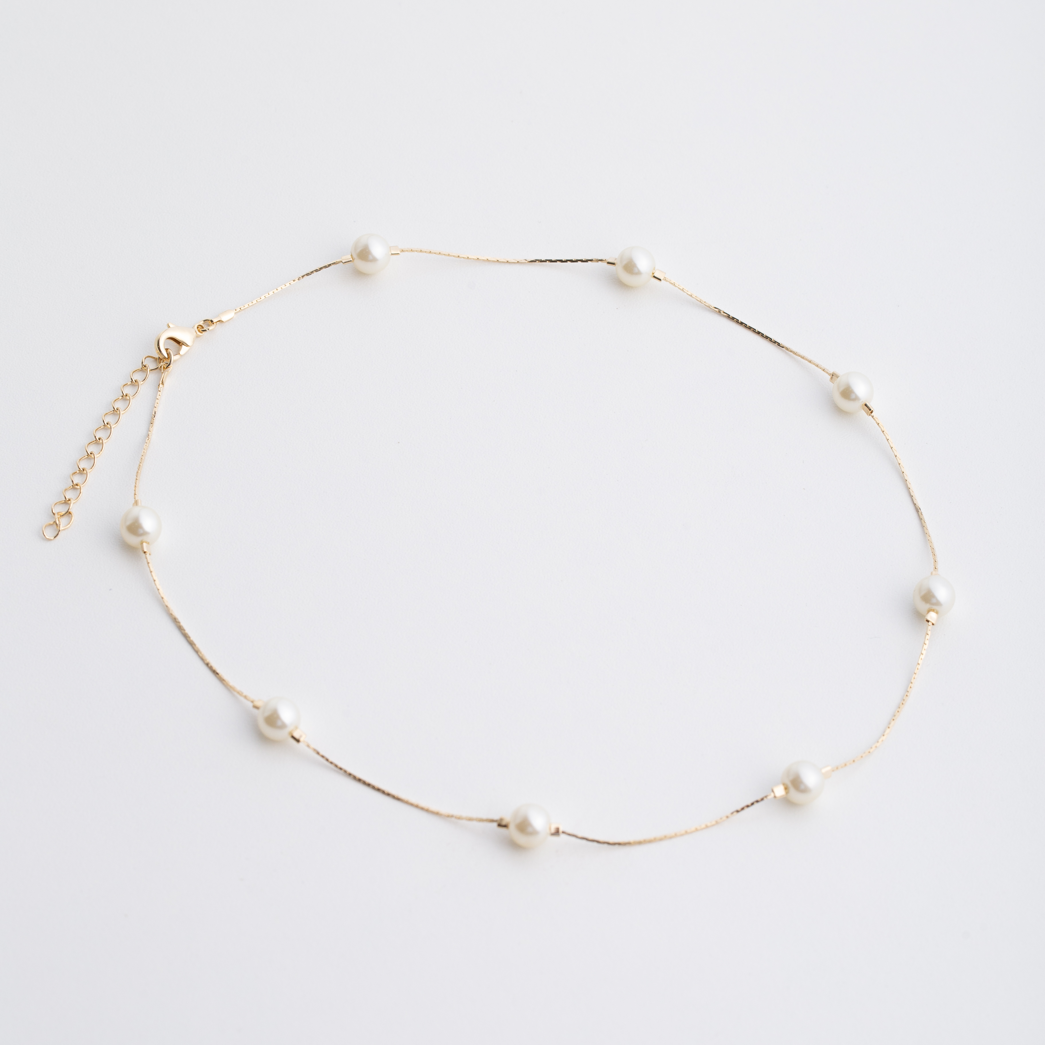 19320 Elegant 8mm Pearl Chain 18"